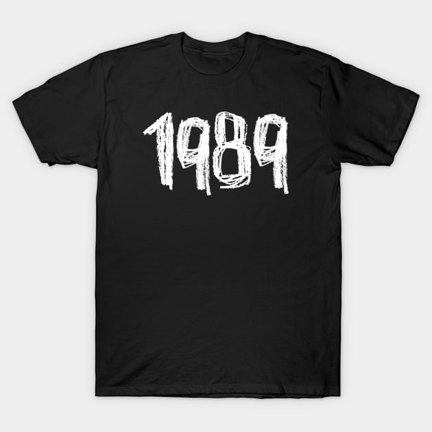 1989 Legend, Birth Year 1989 T-Shirt by badlydrawnbabe